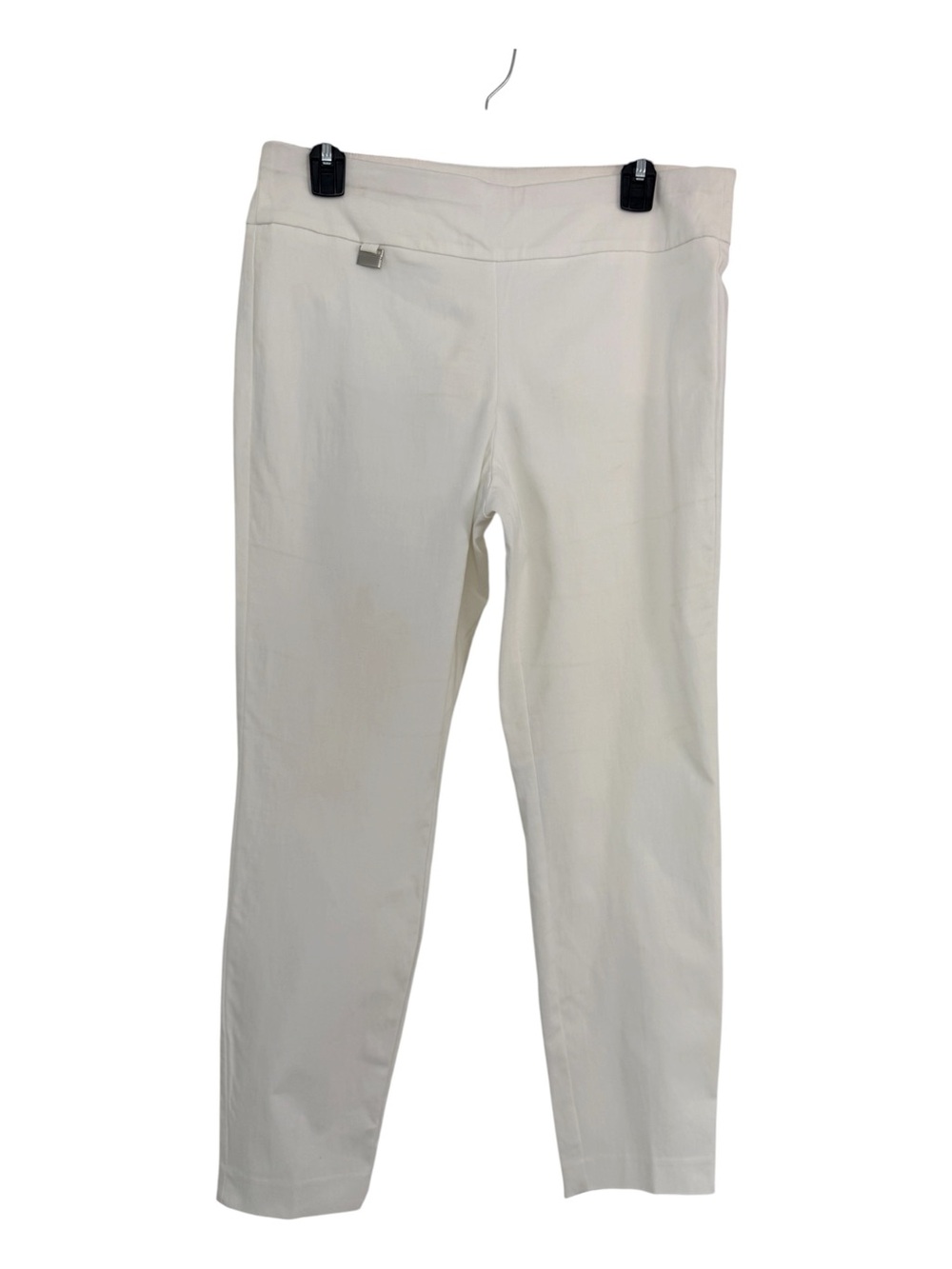 Alfani Off-White Ponte Slim Straight Pants
